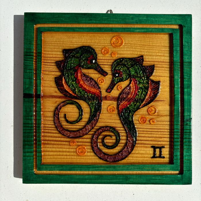 Pintura em madeira feita à mão - Vários Signos