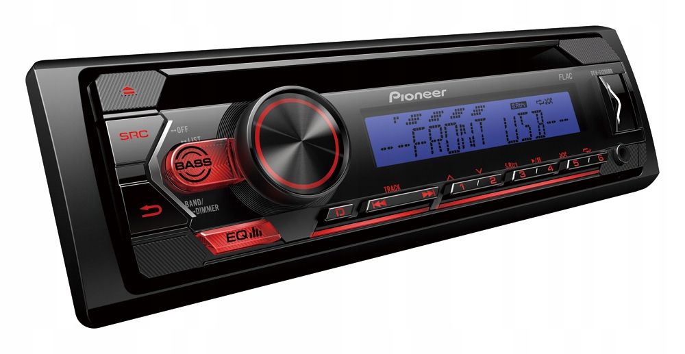 pioneer deh-s120ubb 1-din cd usb mp3 flac radio fm bluetooth 1-din