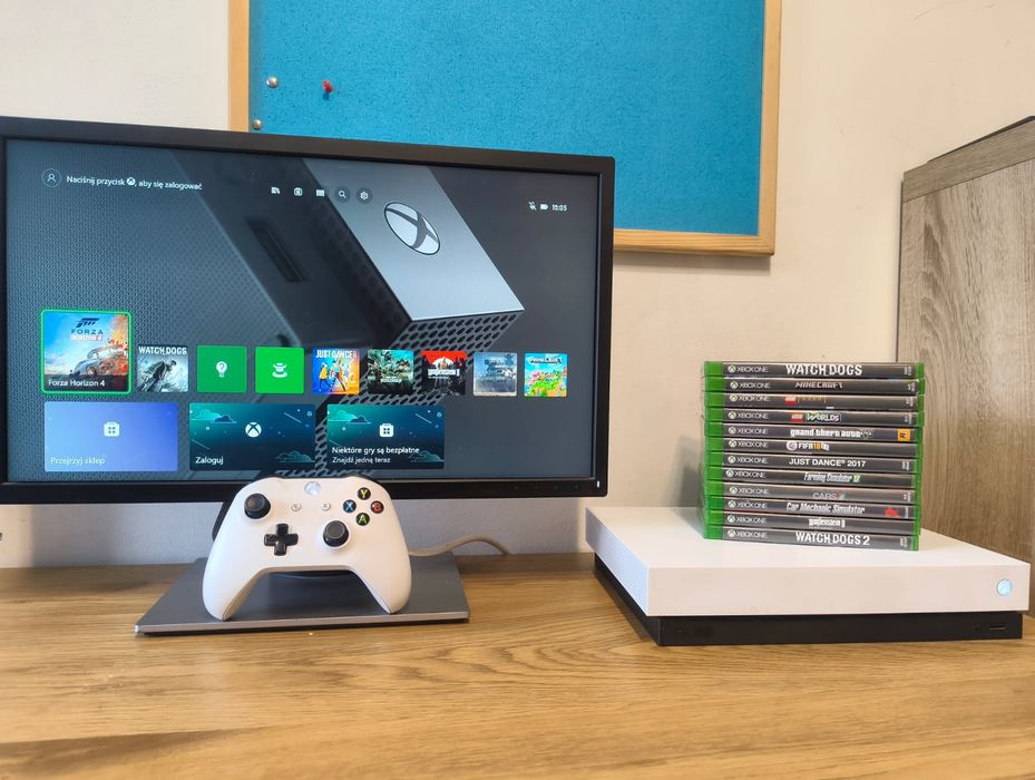 X box one plus 12 gier