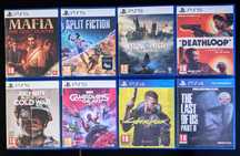 Pakiet gier PS5 PS4 PlayStation 5 mafia cyberpunk last of US Hogwarts