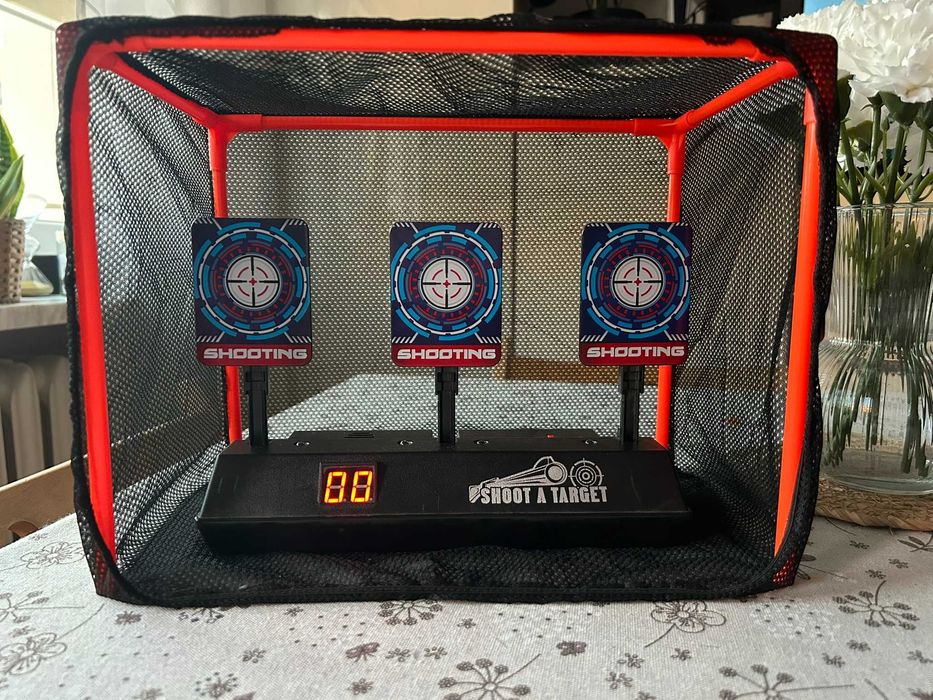 Tarcza elektroniczna do NERF - 3 cele / Strzelnica Shot a target