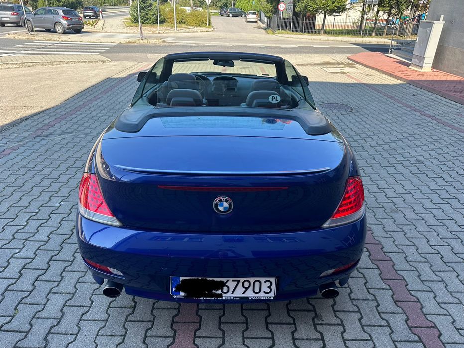 Bmw 6 E63 4.4 V8 Zadbana Stan Idealny bez wkładu Cabriolet