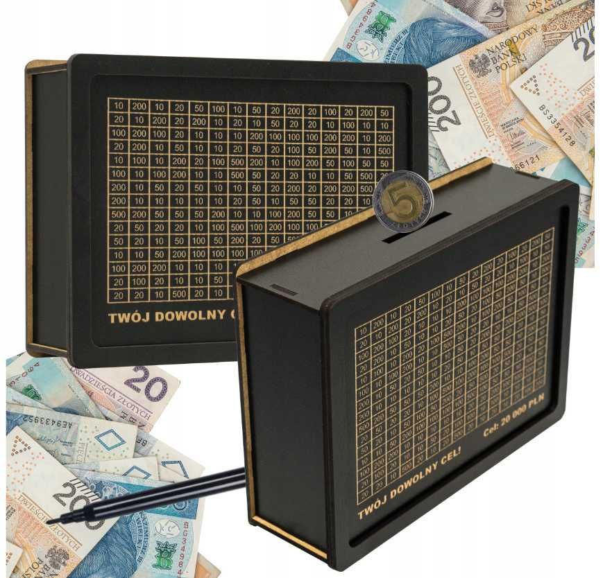 Super Personalizowana Skarbonka Wykreślanka (Noworoczna Wyprzedaż)