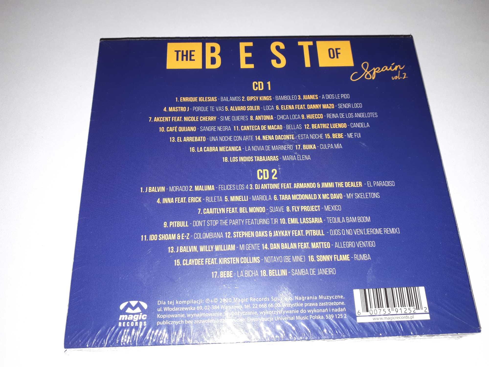 CD The Best Of Spain Vol. 2 (2xCD). Folia.