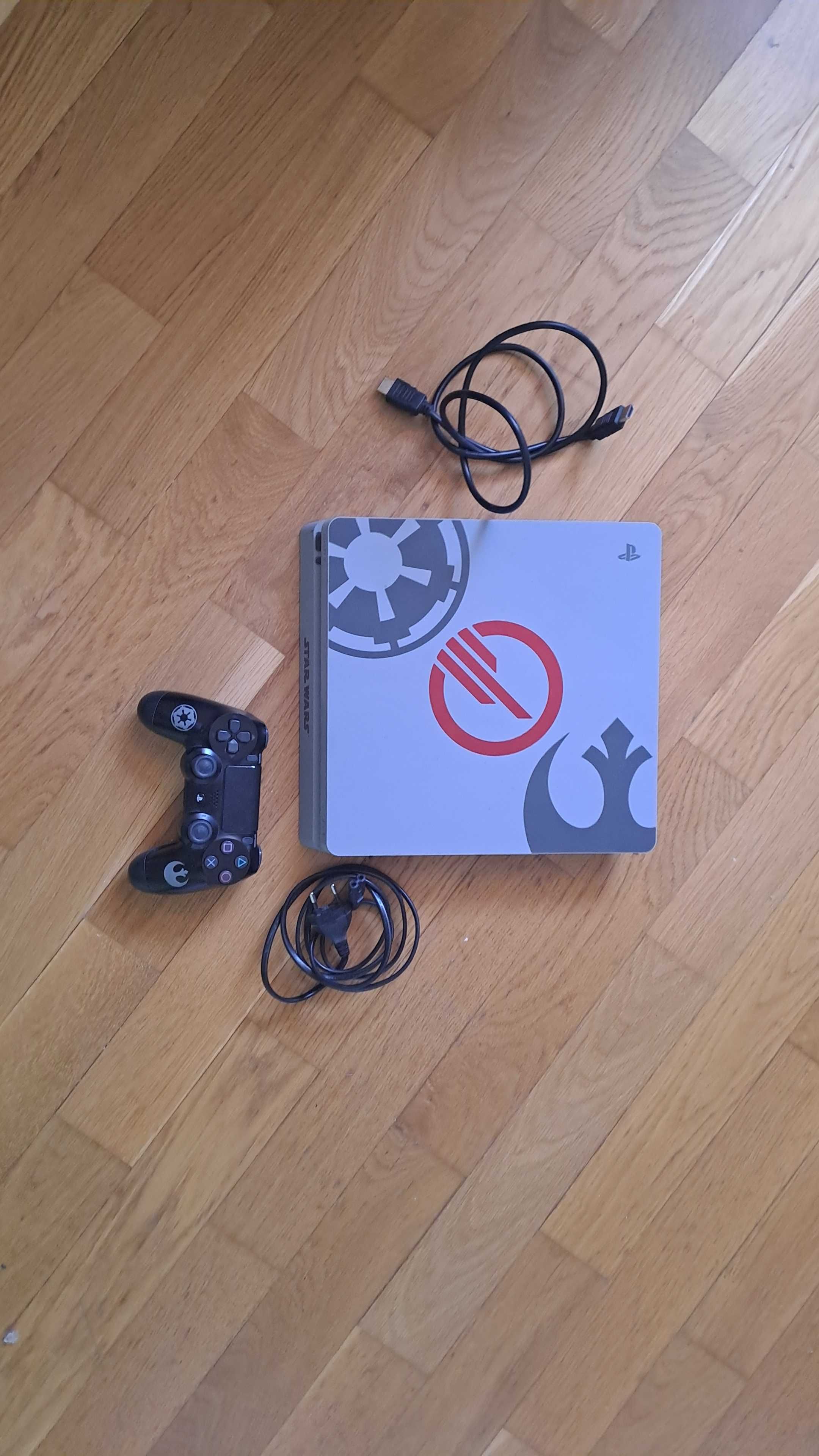 Sony PlayStation 4 Battlefront II Deluxe, Wraz z zestawem gier.