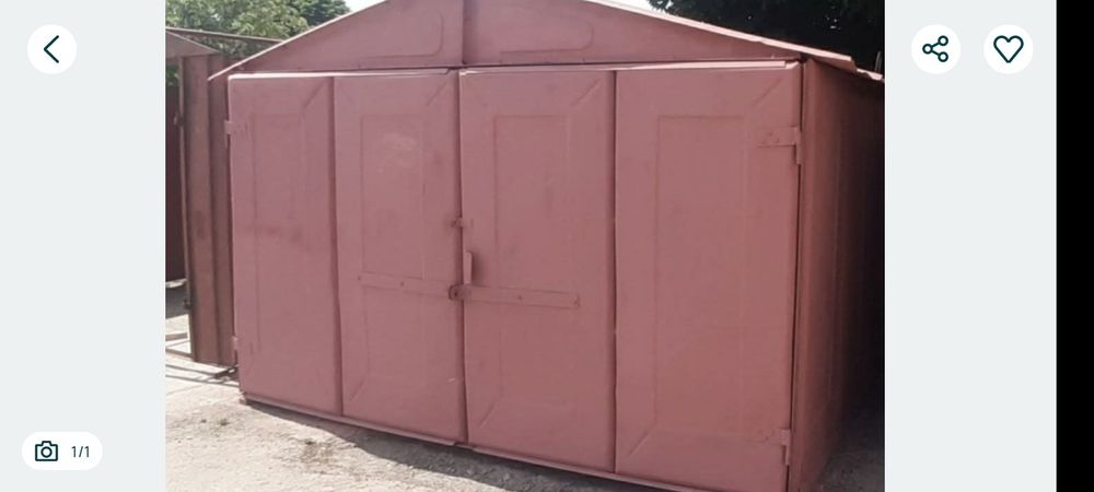 Гараж металевий   *  розбірний *