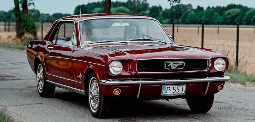 Auto Auta do ślubu Mustang wesele klasyk wolne terminy 2025 r.