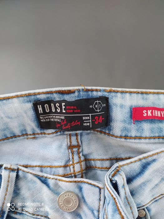 Płaszczyki Hm/Orsay oraz jeansy HOUSE