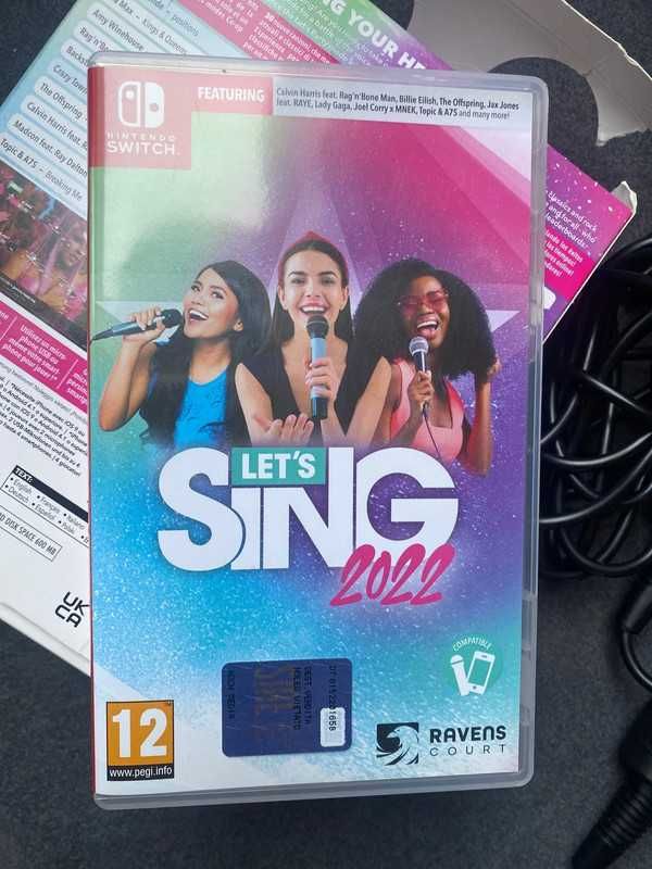 Let’s sing 2022 nintendo swich 2 mikrofony