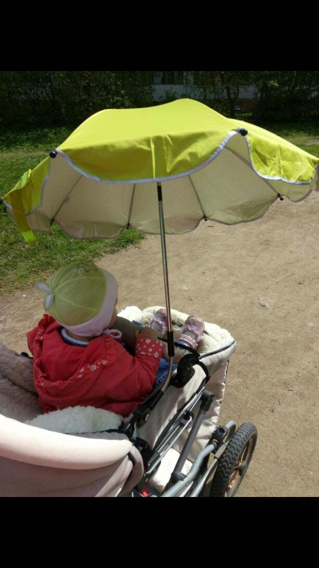 Универсальный детский зонт велосипеда, коляски с отражателем