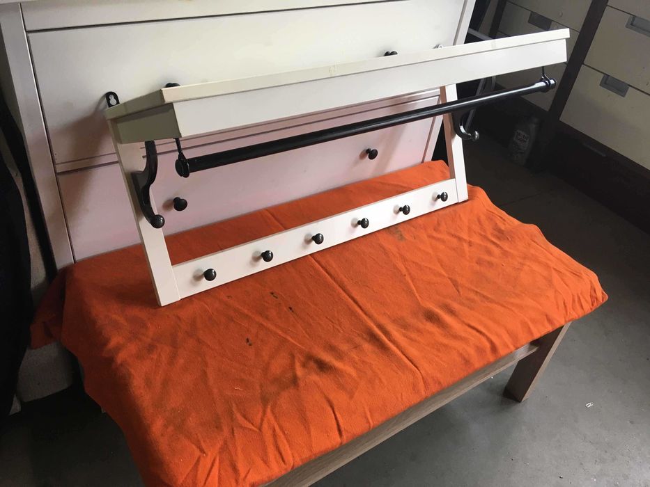 Wieszak półka Ikea Hemnes biały