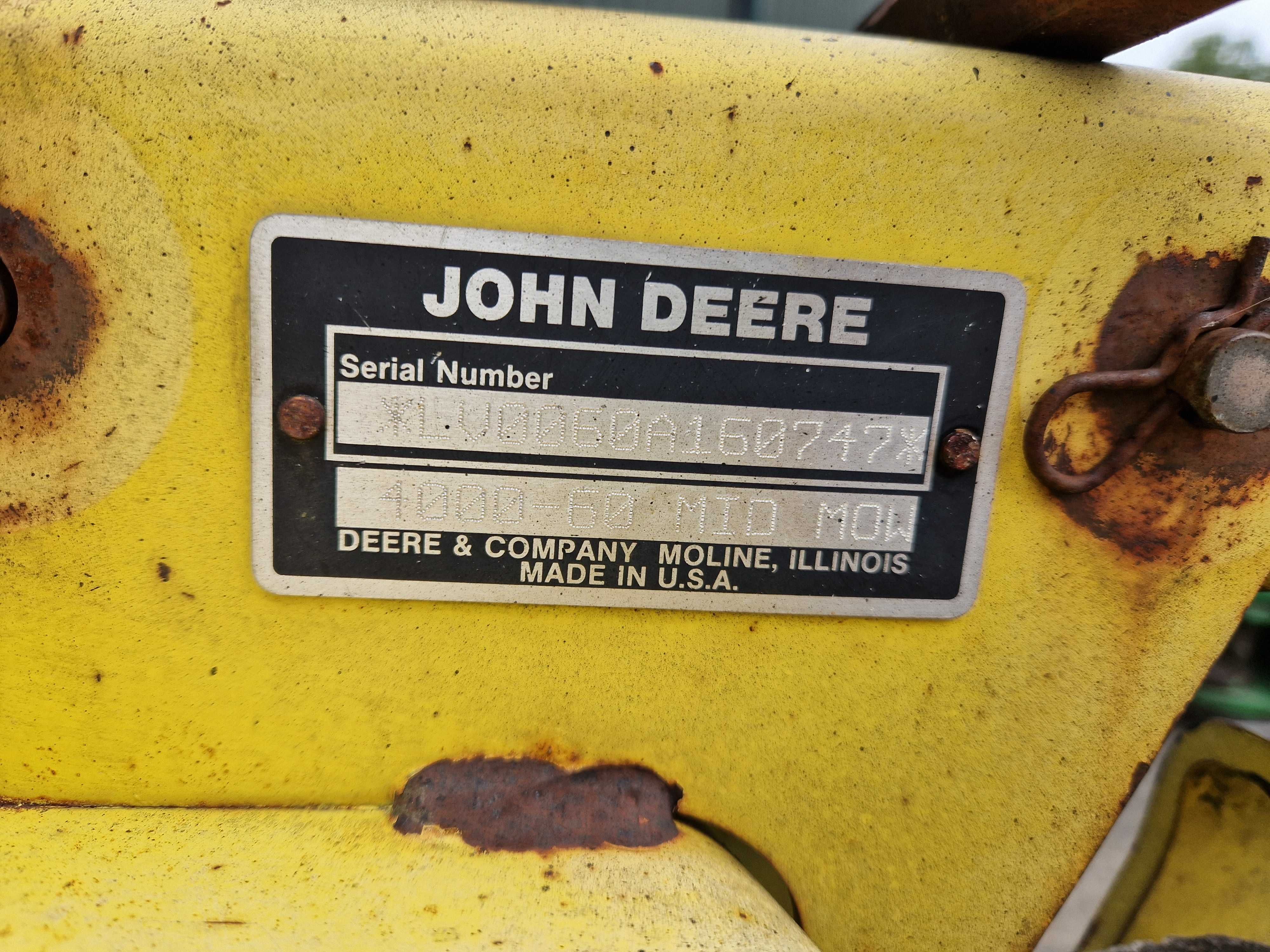 Kosiarka nożowa john deere box do liści trawy sperber matev dmuchawa