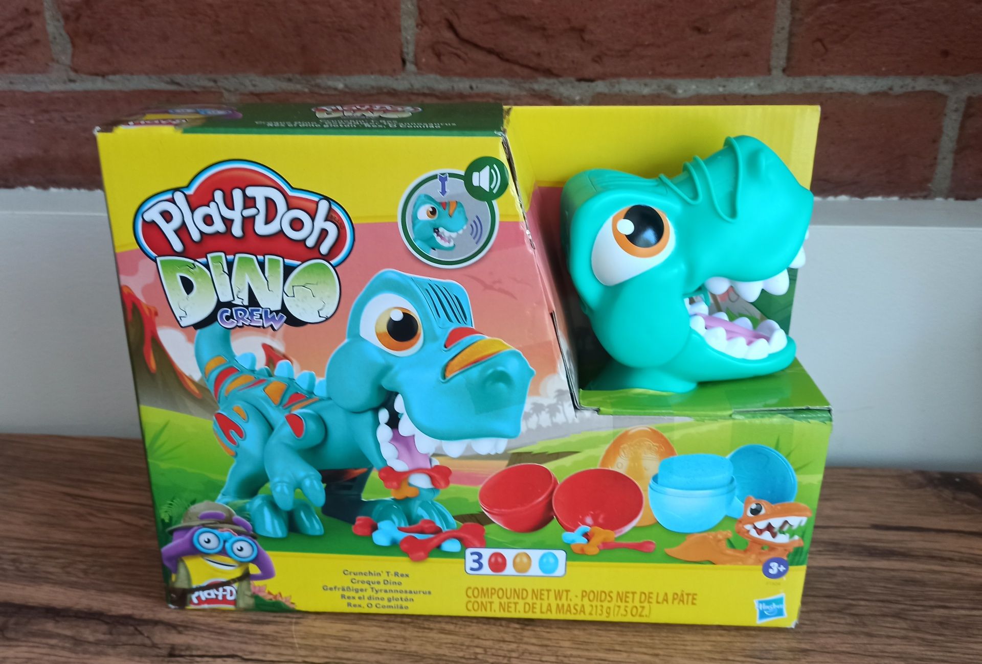 Play Doh Przeżuwający Dinozaur T-Rex Ciastolina Zestaw F1504