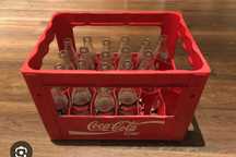 Skrzynki coca-cola z butelkami 12 sztuk