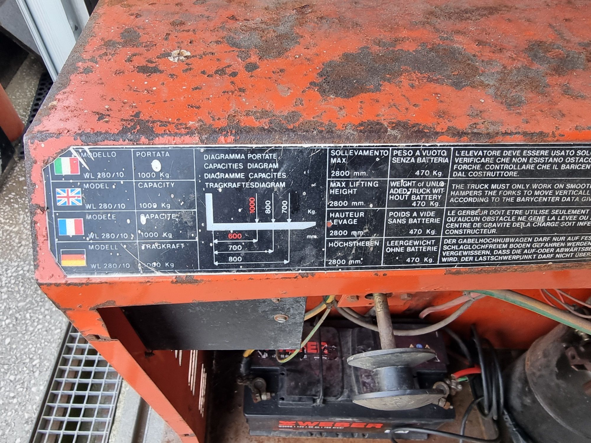 Torre (porta-paletes) eletrico Withforce 3m