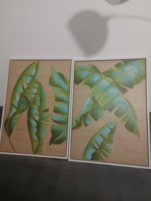 Conjunto de 2 Quadros como novos