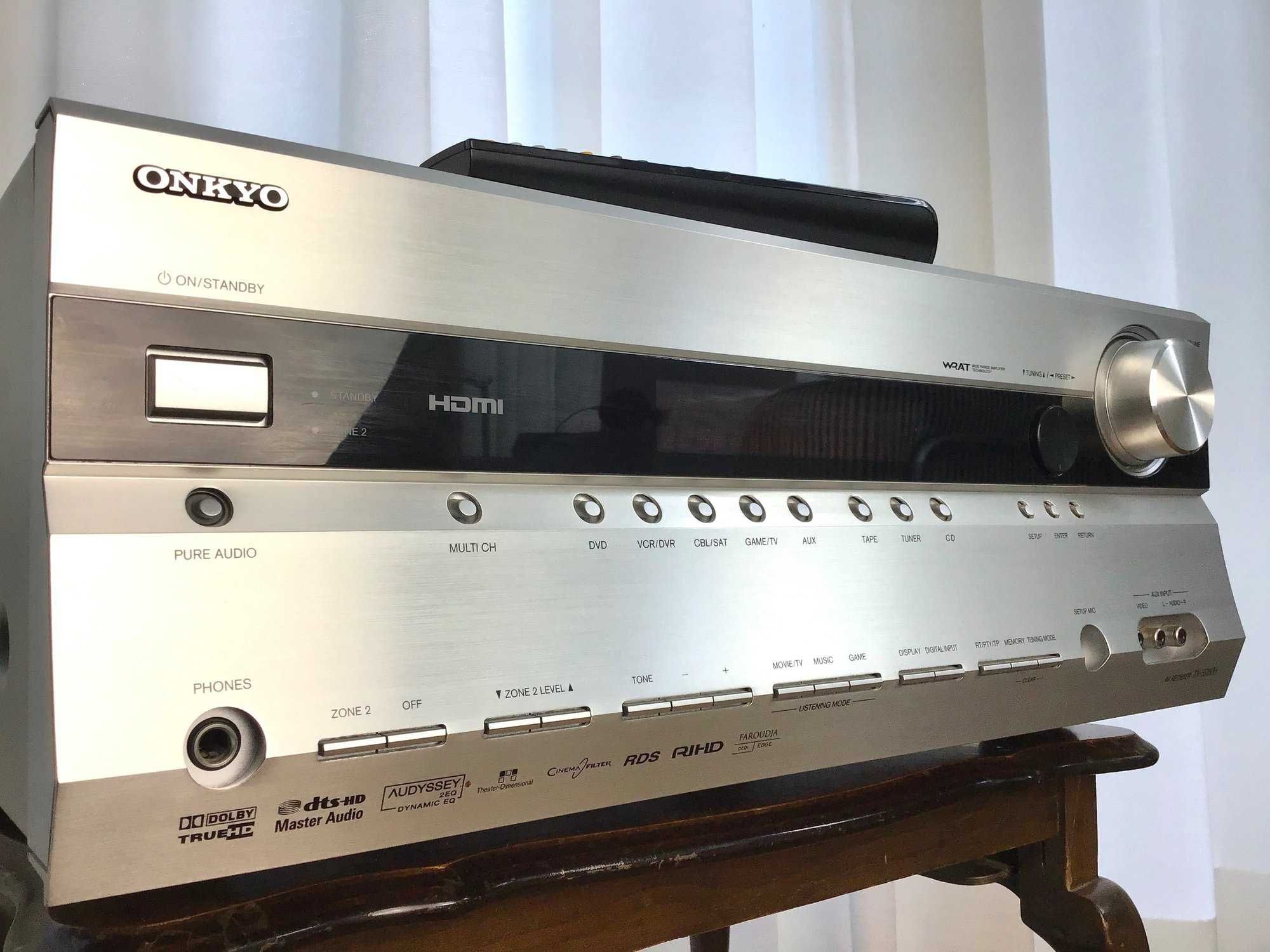 Wzmacniacz Onkyo TX SR 606 HDMI 140W Japoński Majstersztyk