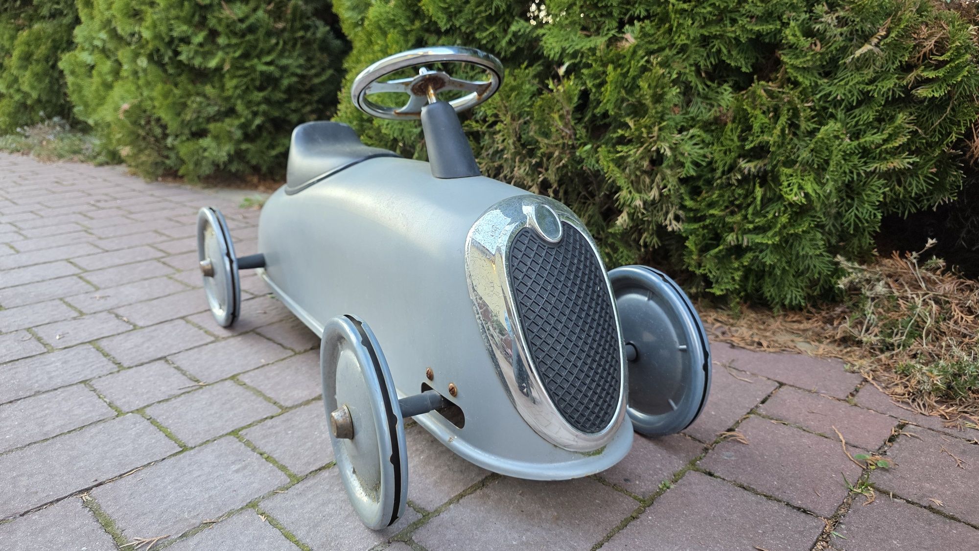 Samochod na pedała mercedes dla dzieci zabawka autko na pedała straz