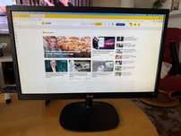 Monitor LG 24M35D-B, 24 cale, sprawny