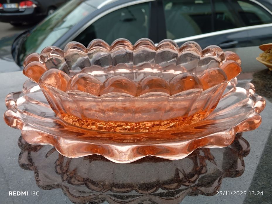 Conjunto vidro antigo