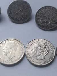 Mix srebrnych monet
