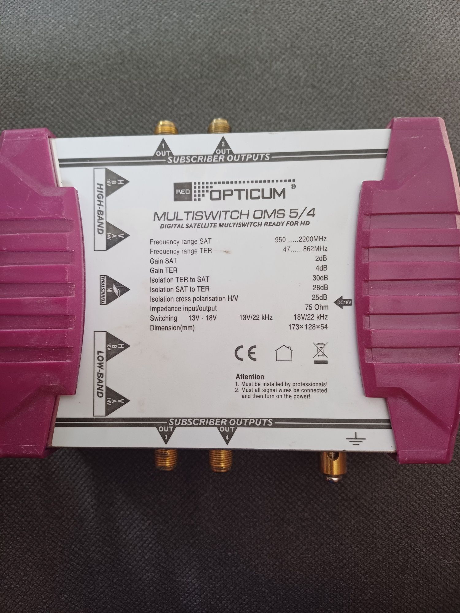 multiswitch 5/4 optimum