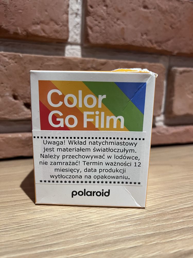 Wkłady polaroid Color Go Film Nowe 16 zdjęć
