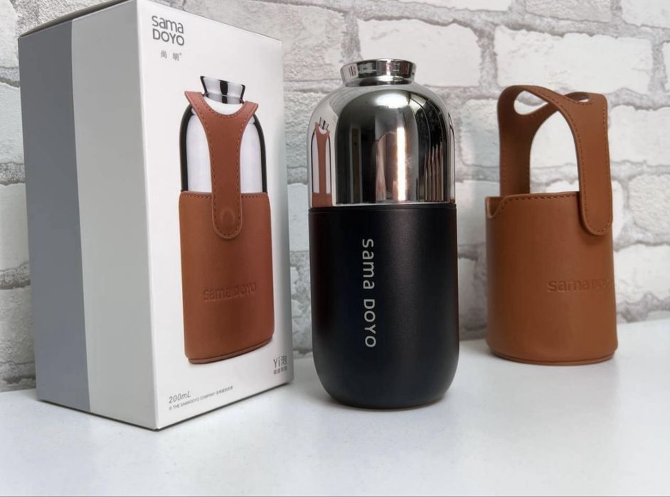 Термос Термочашка Sama Doyo Yi MC-07A, 200 мл з фільтром і чохлом
