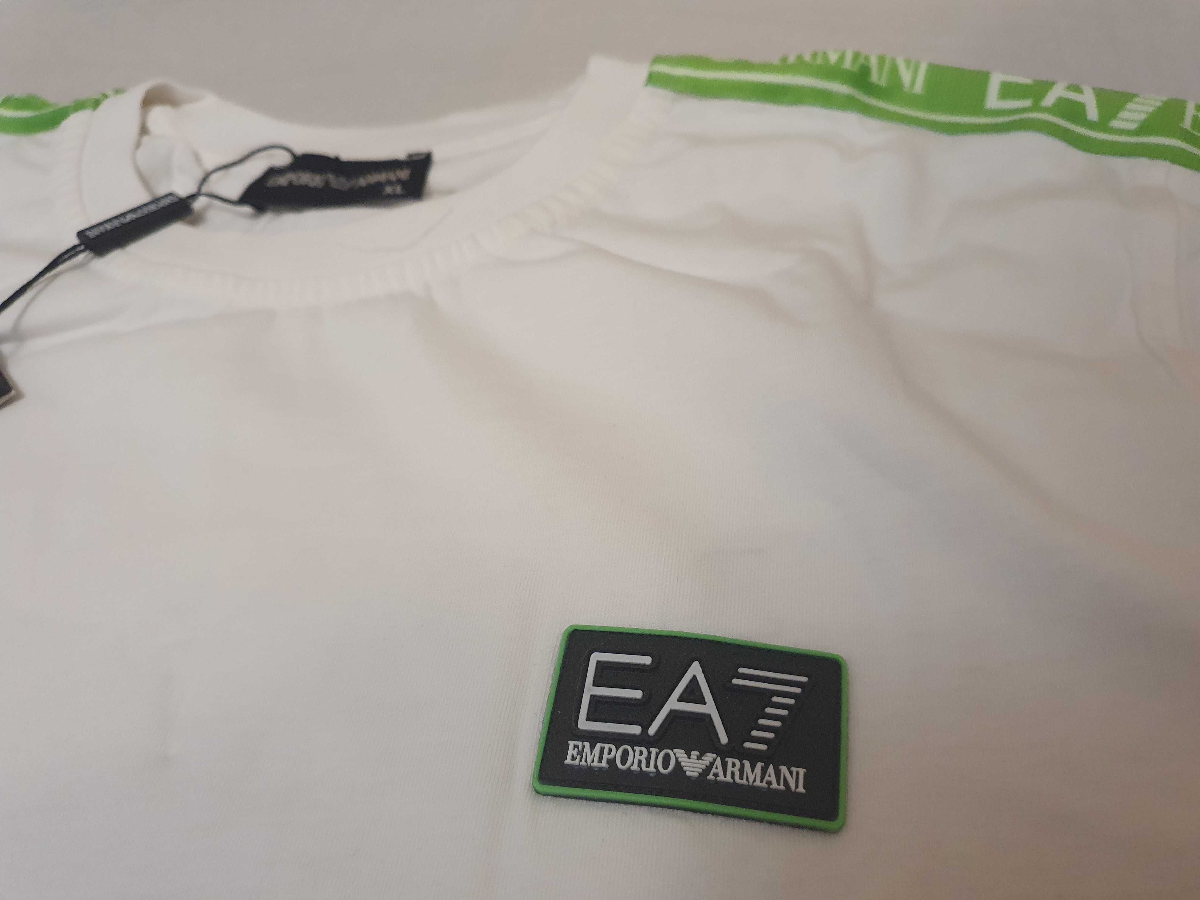 Nowy Męski komplet dresowy Emporio Armani dresy EA spodenki krótkie t-