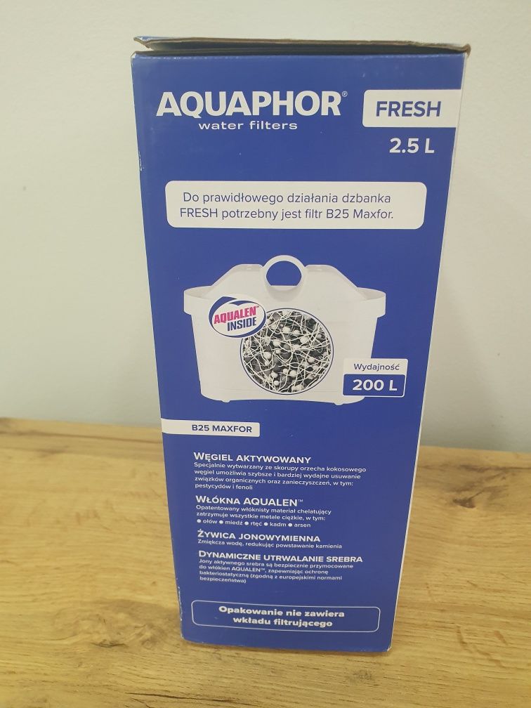 Dzbanek Filtrujący Aquaphor FRESH 2,5 l szary