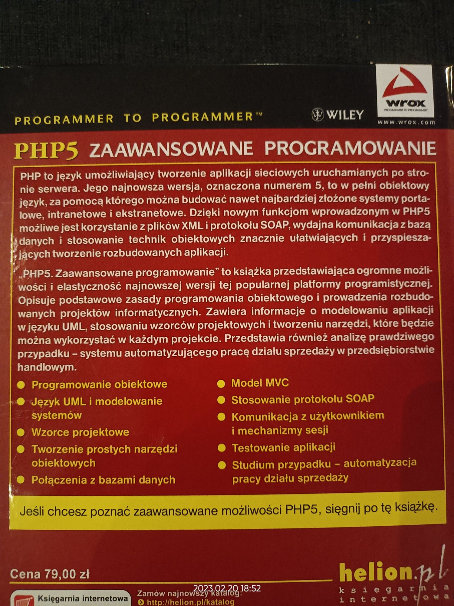 PHP5 Zaawansowane programowanie