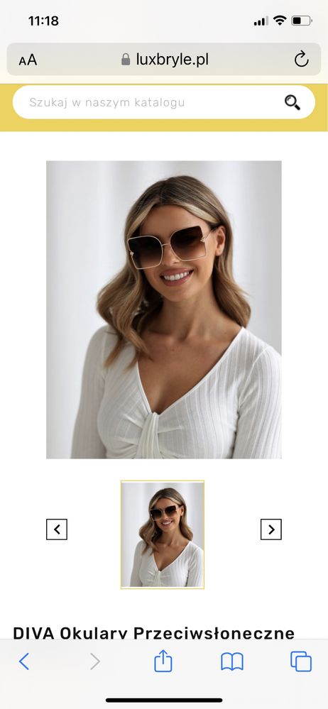 Okulary przeciwsłoneczne damskie nowe
