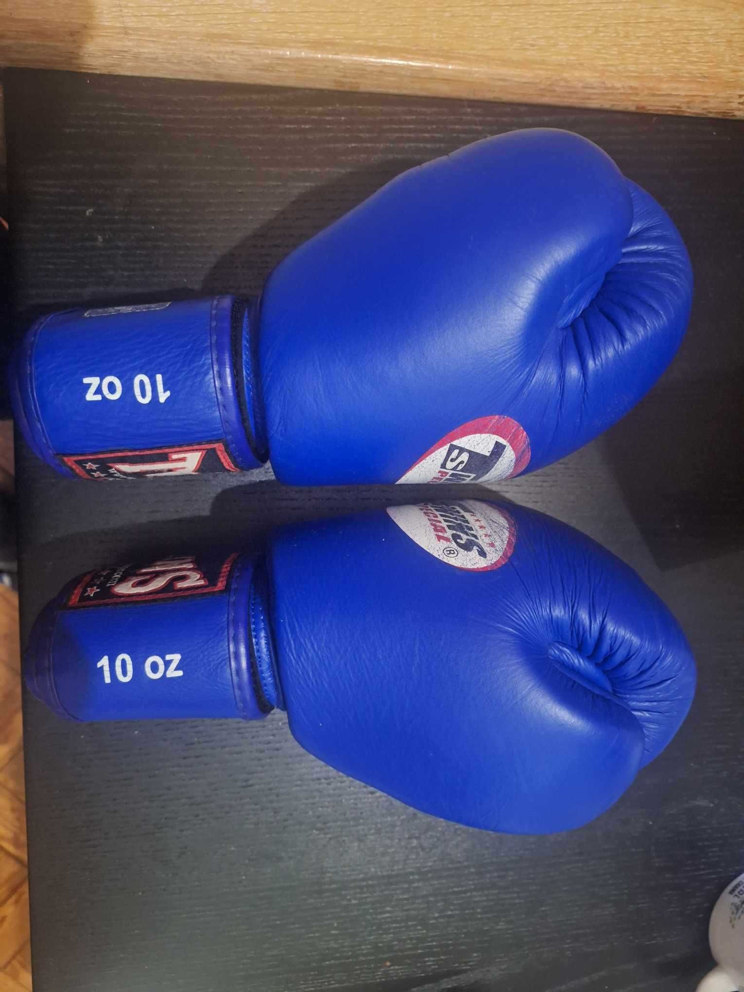 Luvas Kickboxe/Muay Thai - Twins Special BGVL 3 Azul (10 Oz)