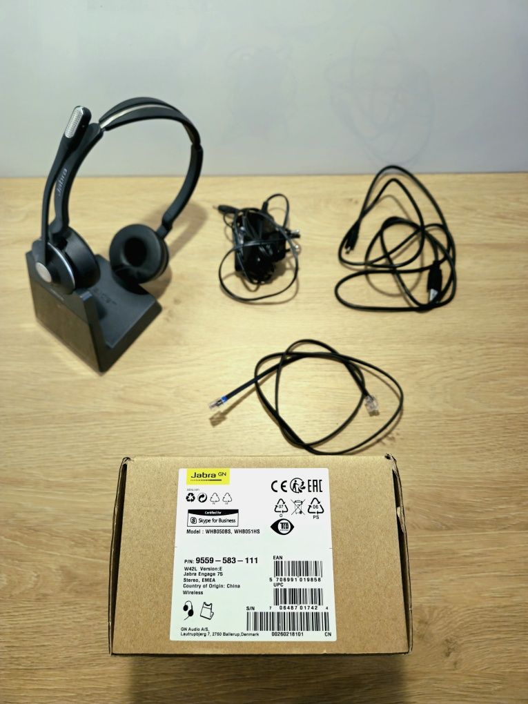 Jabra Evolve 75 słuchawki bezprzewodowe NOWE!