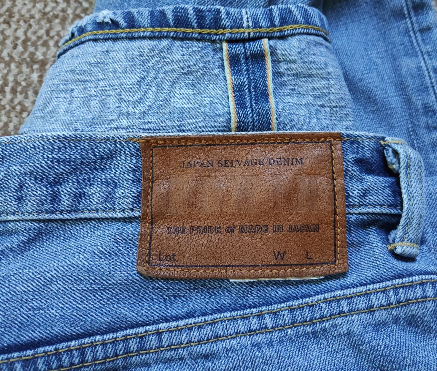 EDWIN Rainbow Selvedge W30 L32 джинсы селвидж made in Japan ОРИГИНАЛ