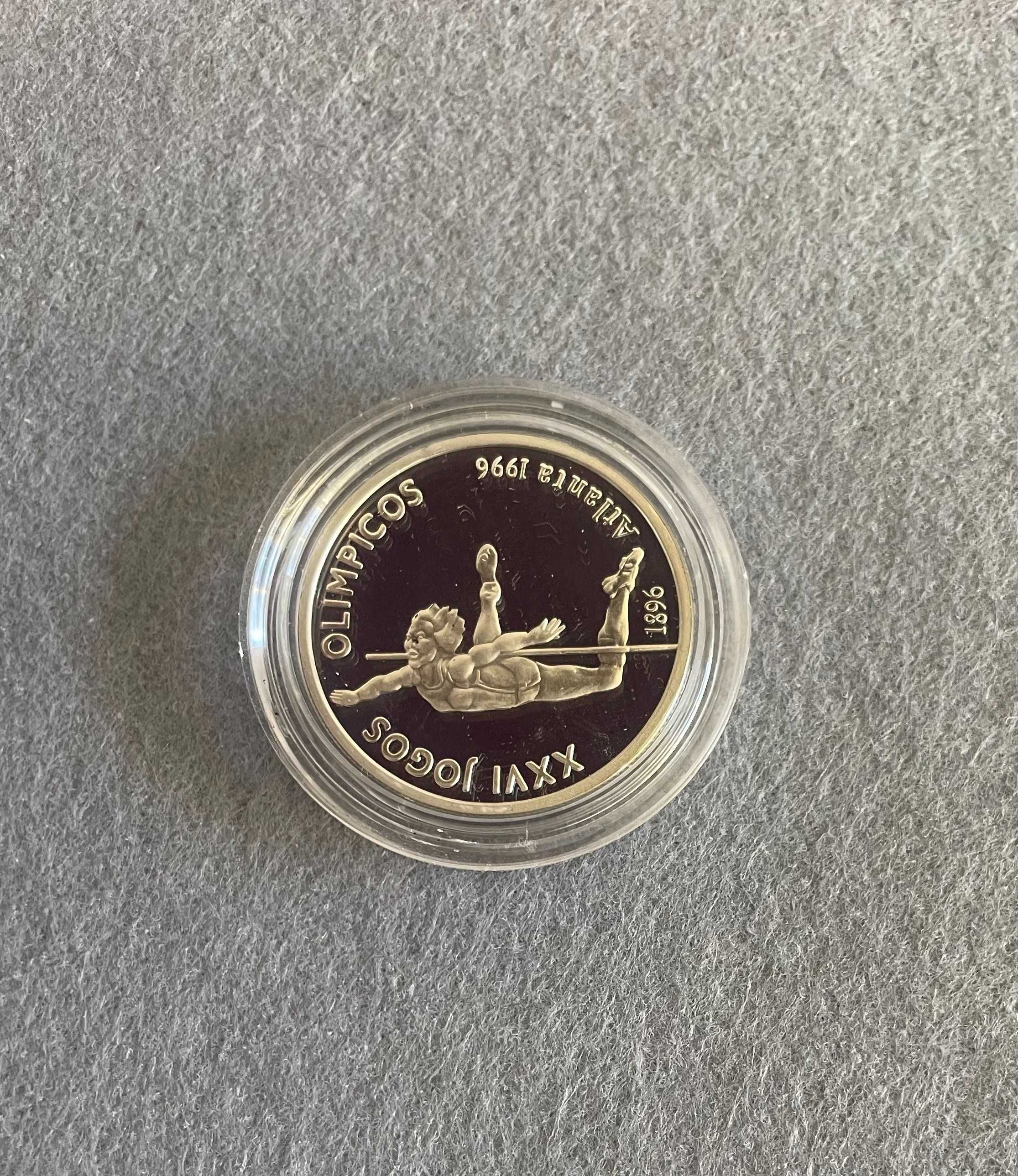 Moeda Proof Prata 925 – 200 Escudos – Jogos Olímpicos Atlanta 1996