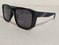 Emporio Armani męskie czarne okulary z polaryzacją filtr UV 400