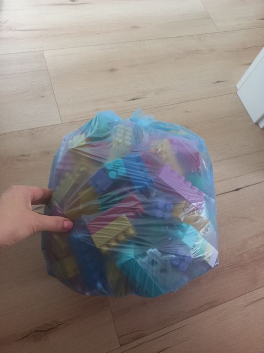 Klocki plastikowe, duże