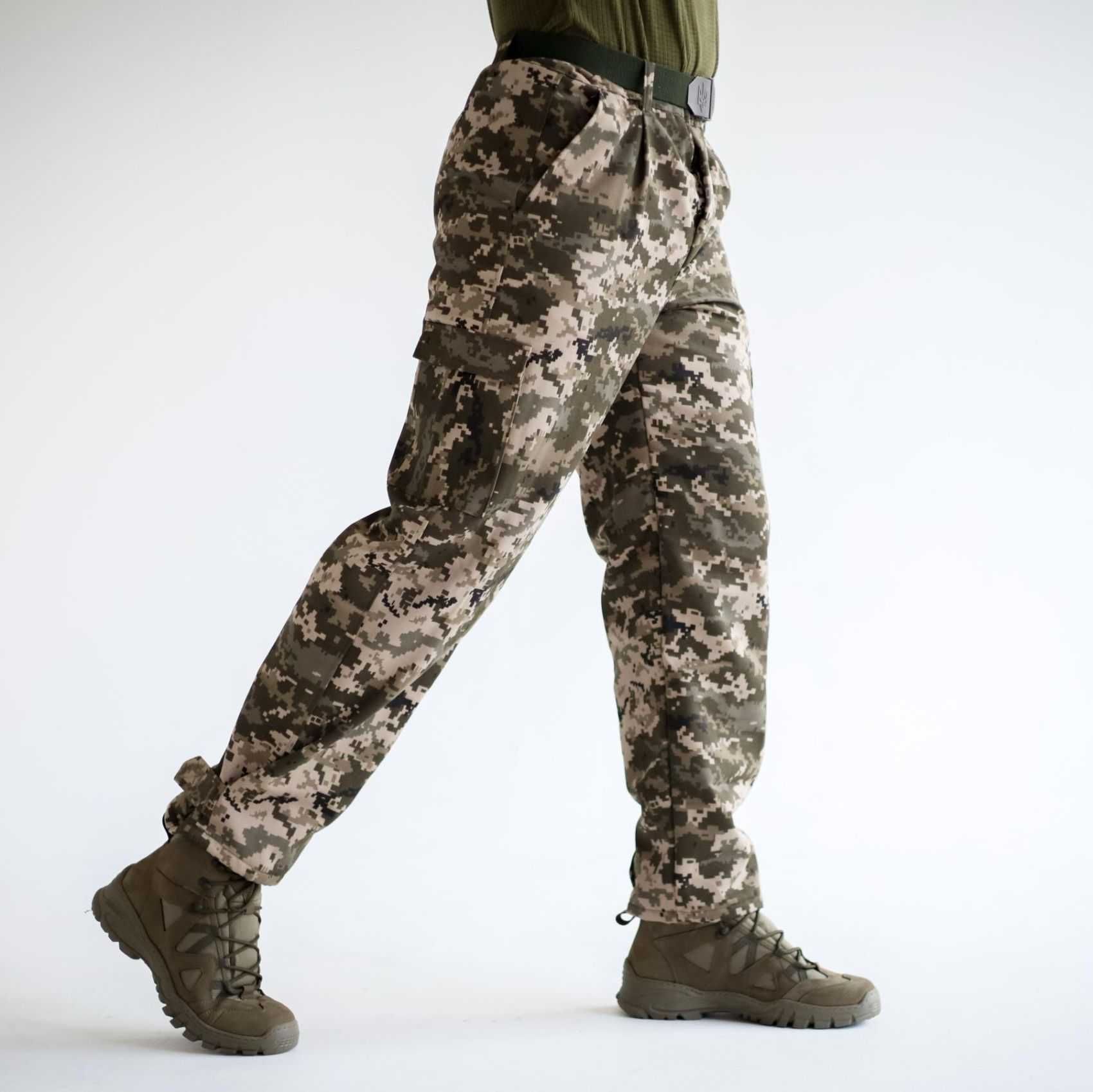 ЗИМОВА військова форма піксель на флісі, штани і бушлат. Зимняя форма