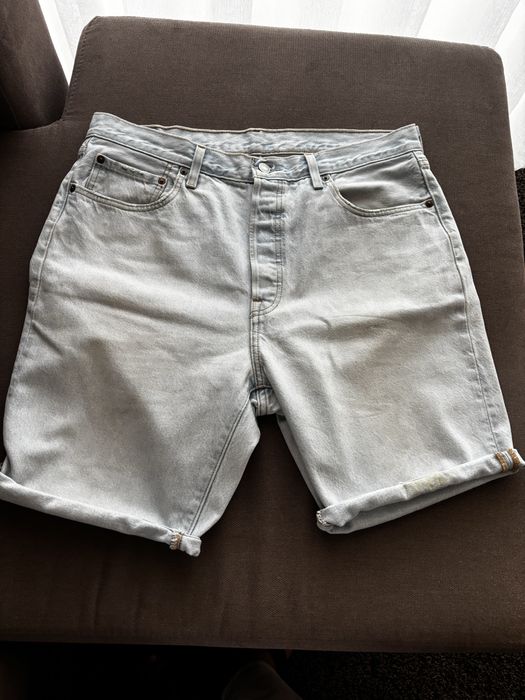 Calções ganga clara Levis