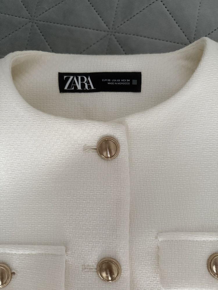 Піджак Zara молочного кольору
