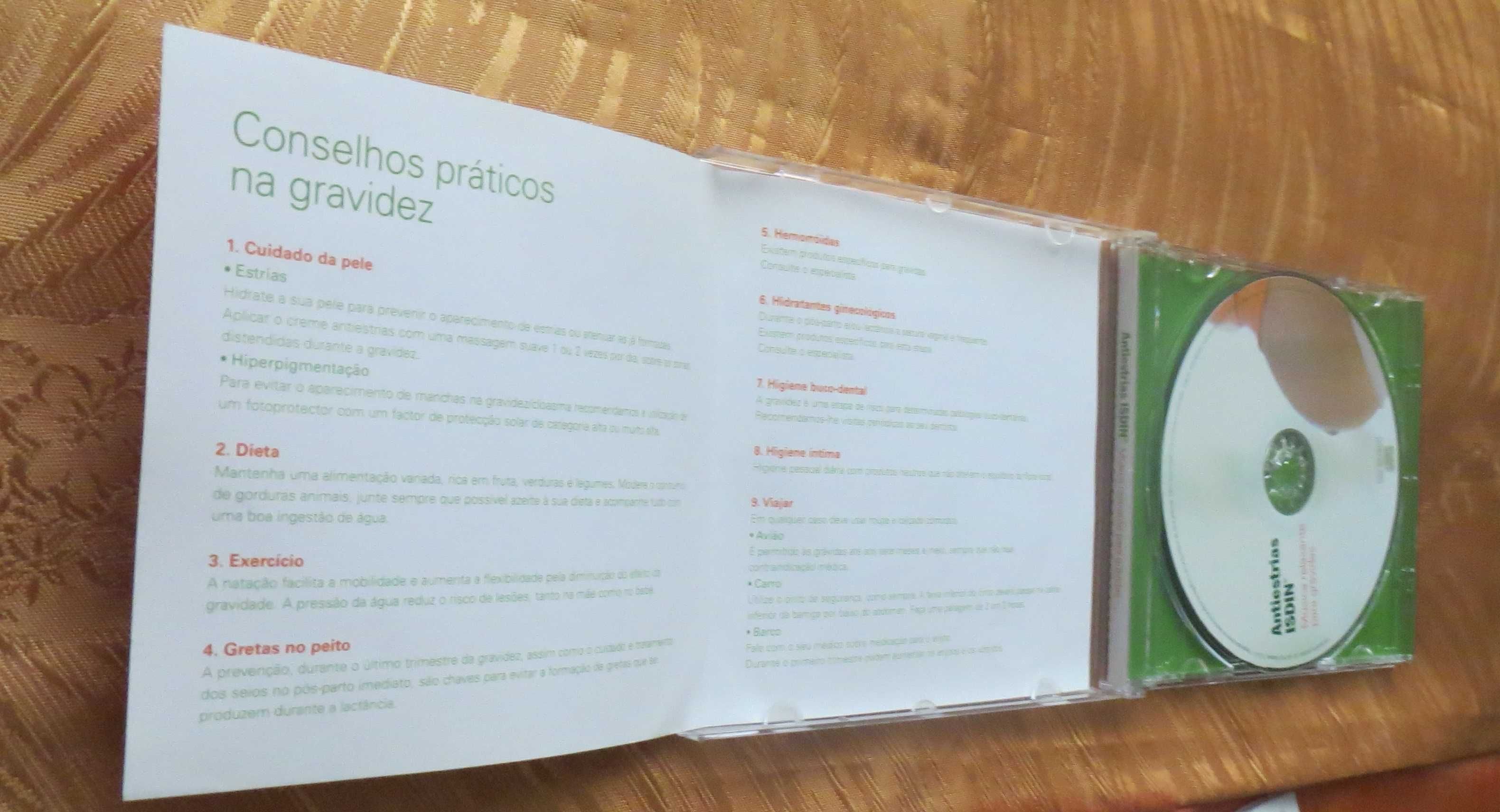 CD Música Relaxante Fitness p/ grávidas, Anti-Estrias - Exemplar