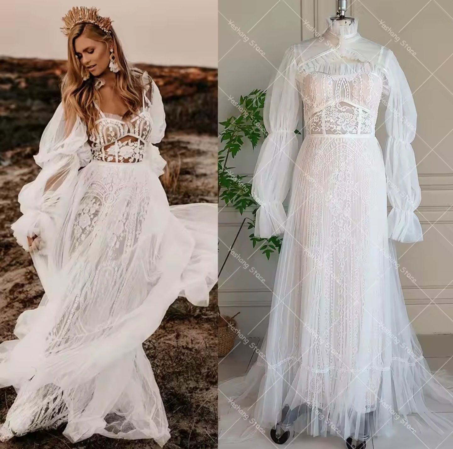 Suknia ślubna boho
