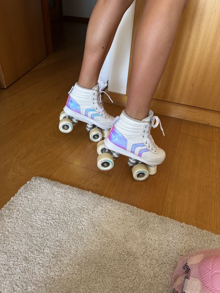 Patins de 4 rodas Oxelo - Tamanho 34 - Como novos