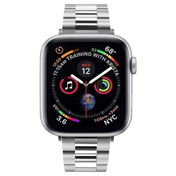 Pasek Spigen Modern Fit do Apple Watch 38/40/41 mm, Srebrny