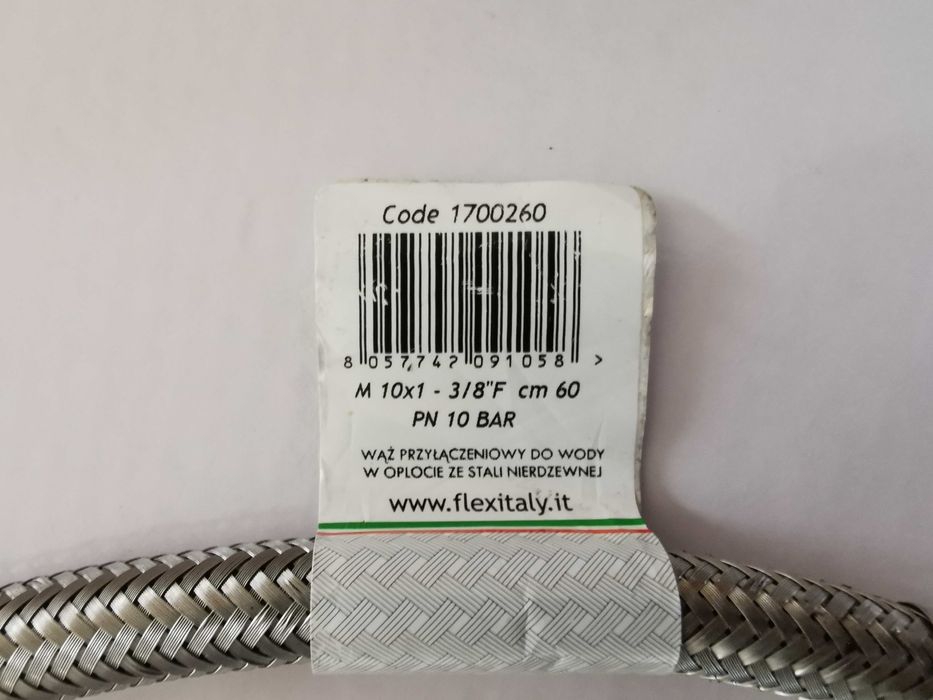 Bateria do zlewu ze stali nierdzewnej Inox