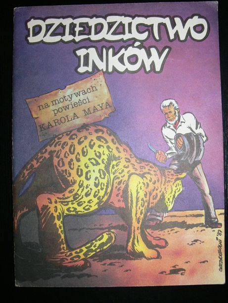 Komiks Dziedzictwo Inków z 1988 roku 1 wydanie
