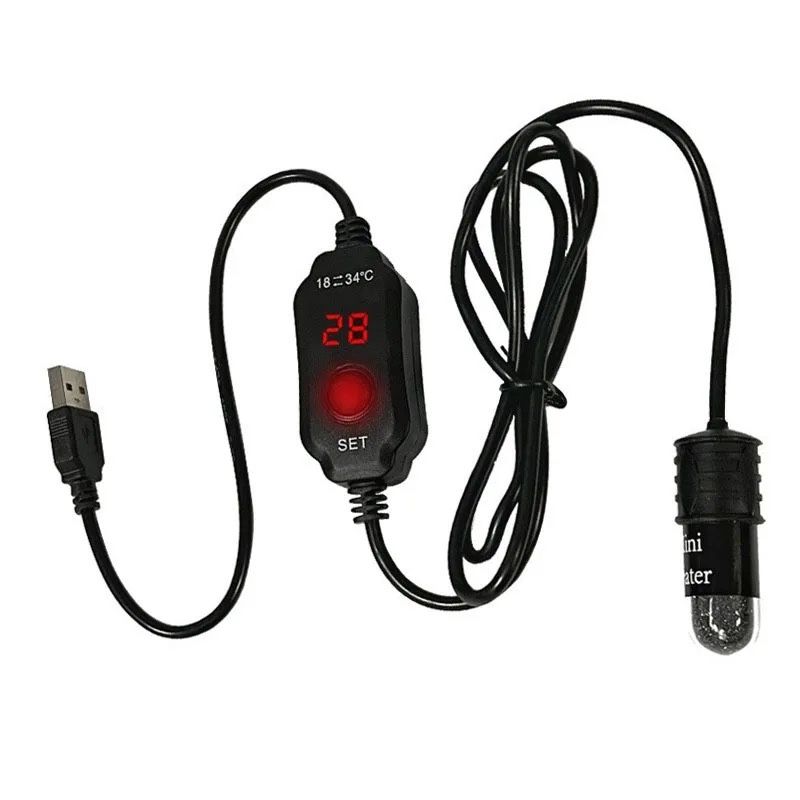 USB мини нагреватель для аквариума t26