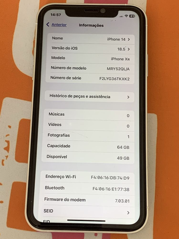 Iphone XR transformado 13