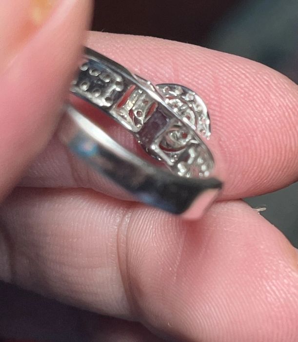 Золотое кольцо 14 к с бриллиантами 0.52кт